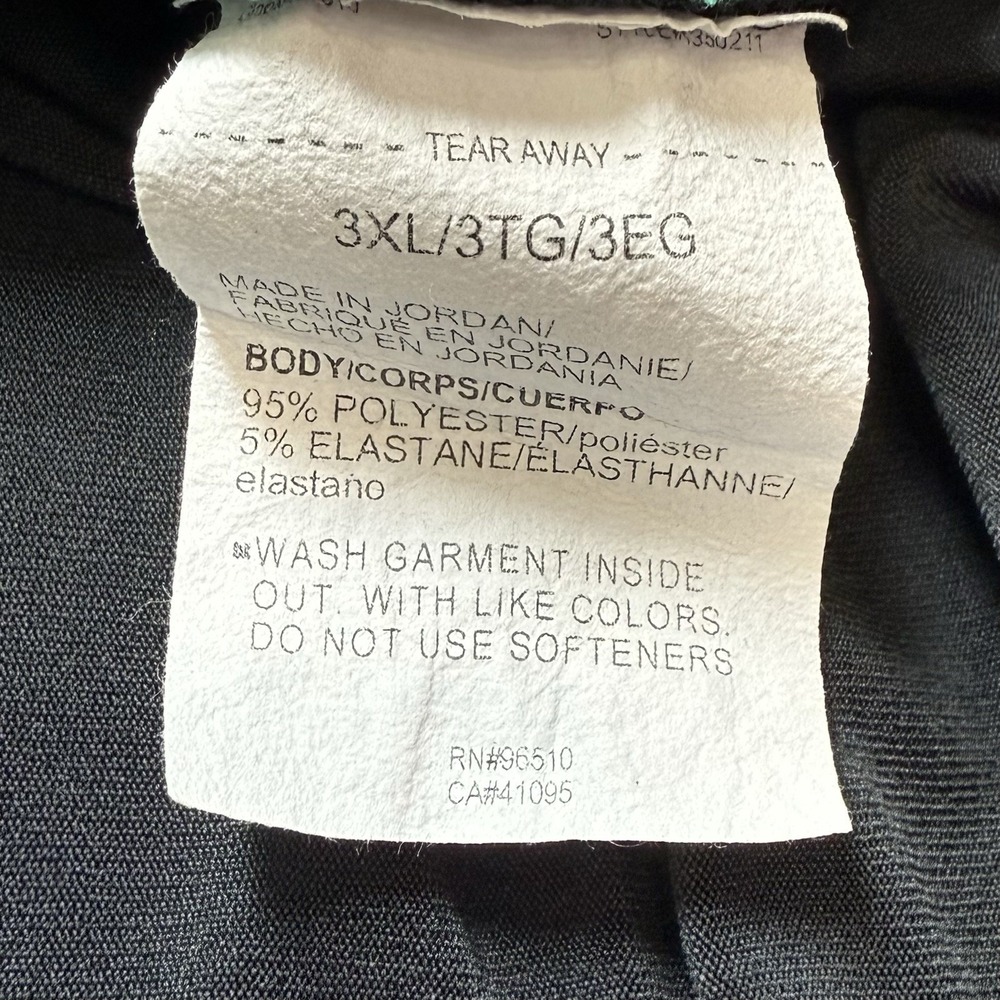 Under Armour Men's 3XL The Playoff Polo Black Teal Golf Polo Shirt - Picture 5 of 5